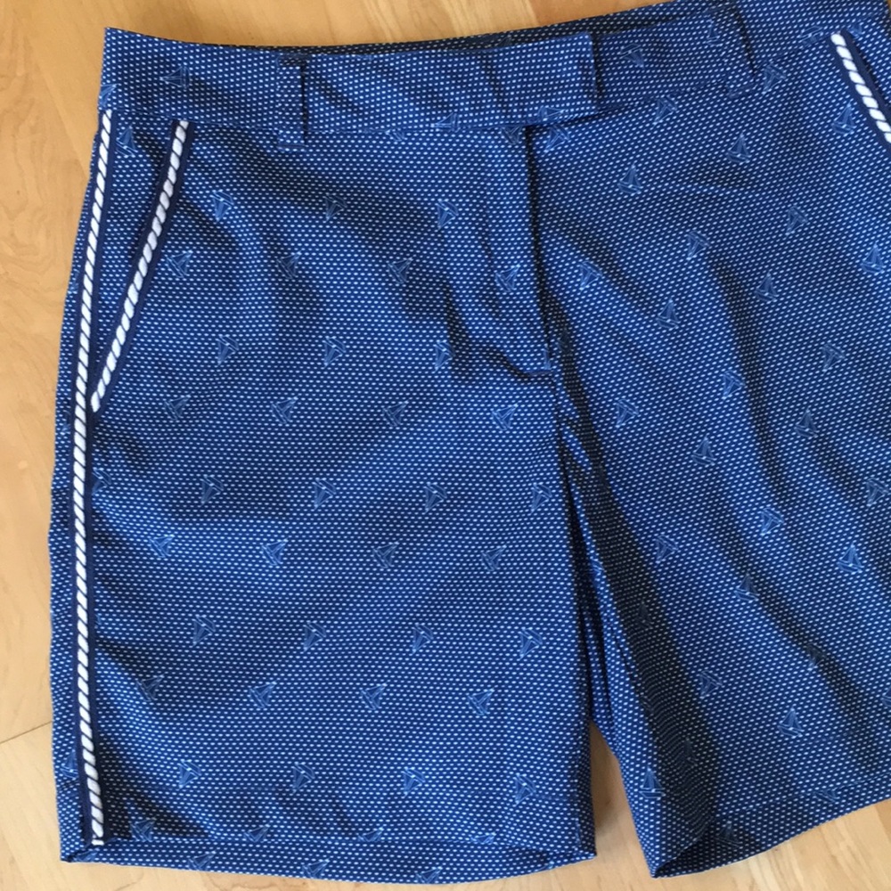 LADY HAGEN | Sailboat ⛵ Print Nautical Golf Shorts - Picture 6 of 15